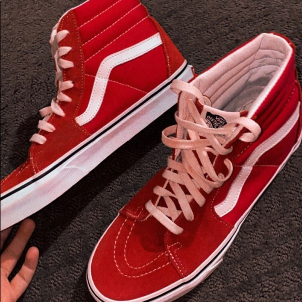 red high top vans